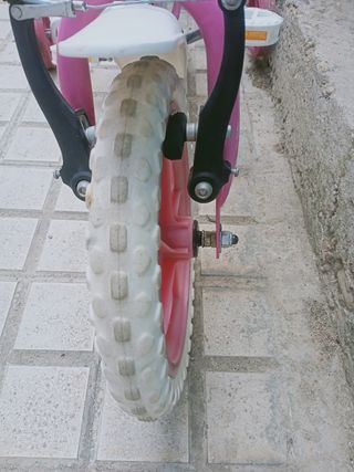 Bicicleta niña 12" con ruedines