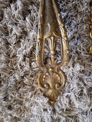 Tiradores antiguos dorados - 4 uds