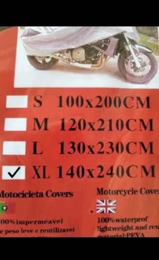 Funda Moto XL - 240x140cm