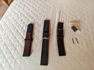 Correas reloj 22mm - Negro/Naranja