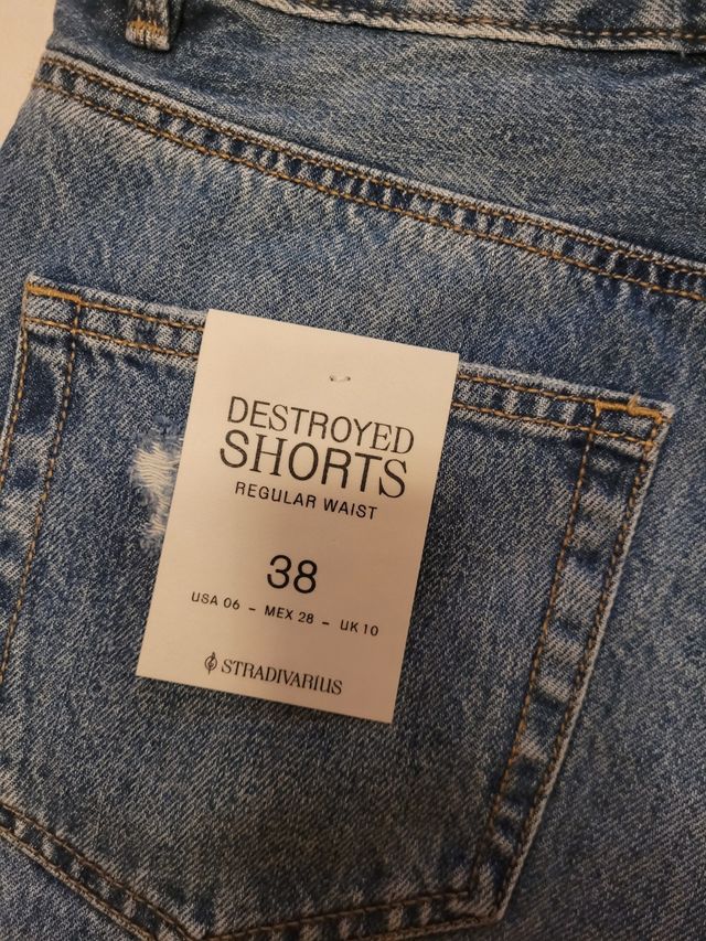 Pantalón corto vaquero