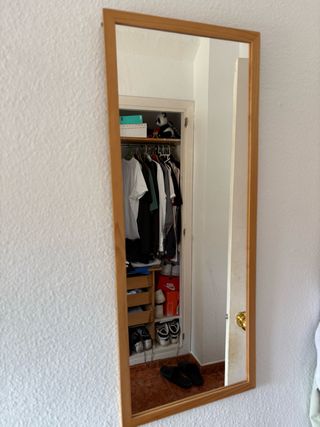Espejo Ikea beige