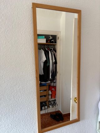 Espejo Ikea beige