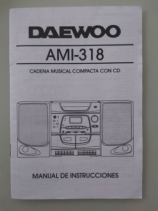Minicadena Daewoo - Sistema de música Hi-Fi