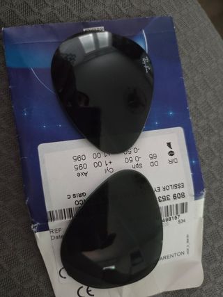 Cristales Ray-Ban Aviator negros