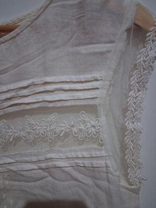 Blusa blanca encaje - top blanco