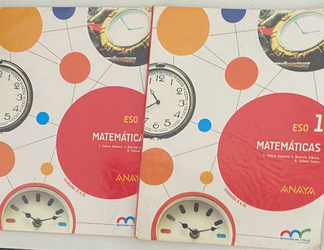 Libro de texto matemáticas  1º Eso