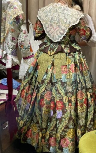 Traje Fallera: multicolor