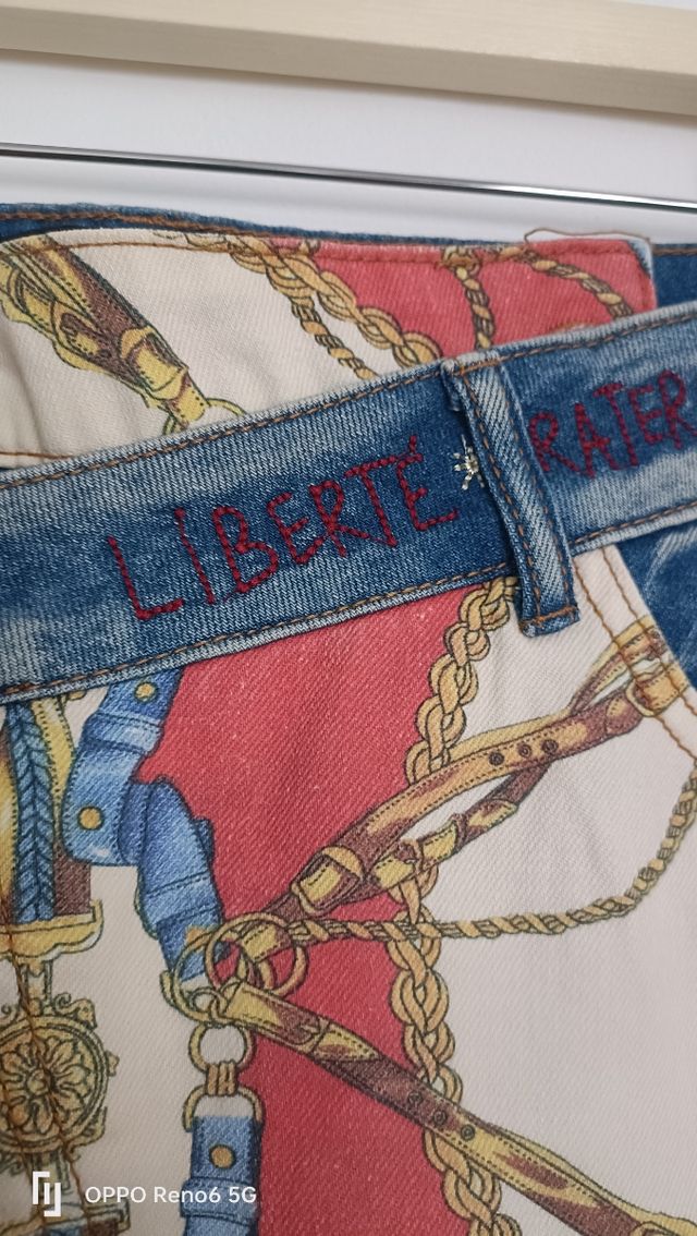 Mini Falda Vaquera Desigual cintura asimétrica