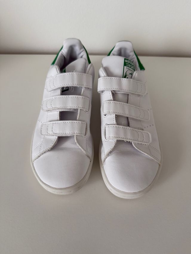 Zapatillas Adidas Stan Smith Velcro Talla 34
