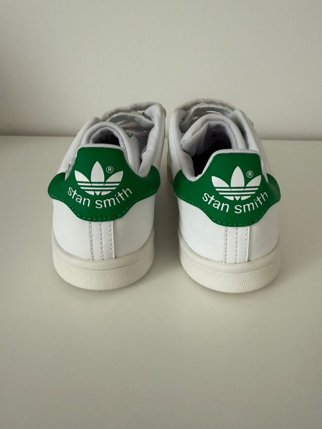Zapatillas Adidas Stan Smith Velcro Talla 34