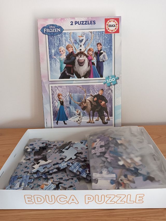 Lote puzzles infantiles de 100 piezas