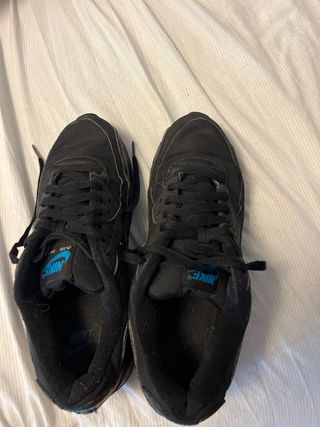 Nike Air Max 90 - Negras/Azules - 43