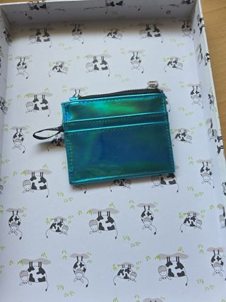 Monedero Pull&Bear turquesa