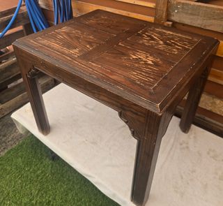 Mesilla madera marrón cuadrada