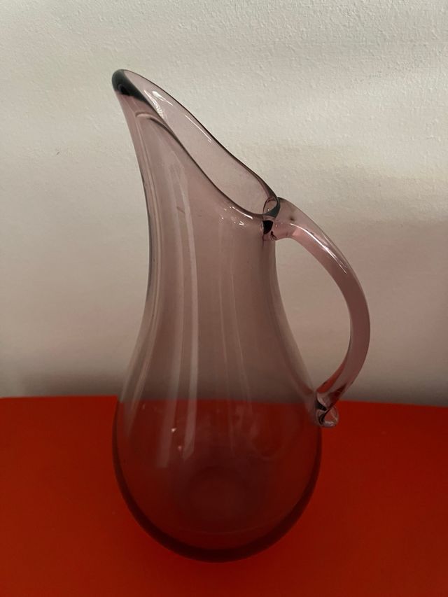 Jarra cristal lila - Vintage