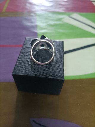 Anillo bisutería con pedrería 
