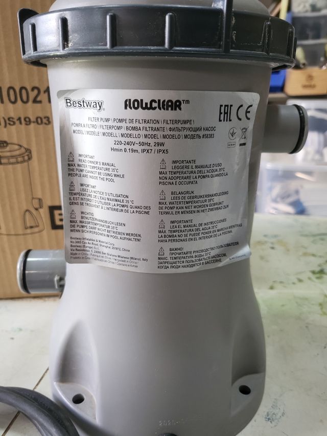 Depuradora Piscina Aquarium - Nueva