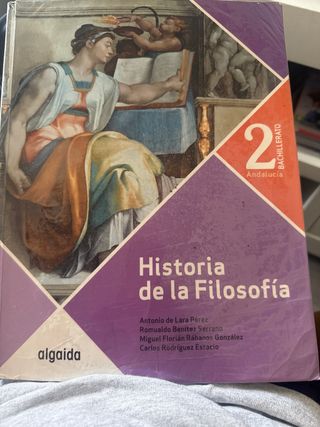 Historia de la Filosofía 2º Bachillerato