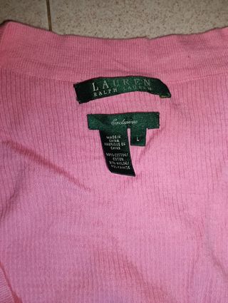 Suéter rosa Ralph Lauren