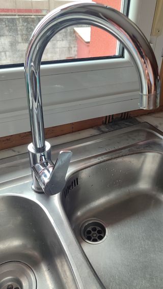 Fregadero doble Teka acero