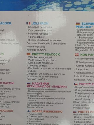 Flotador Bestway Pavo Real