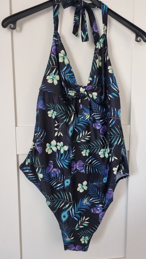 Costume intero Prenatal nero floreale