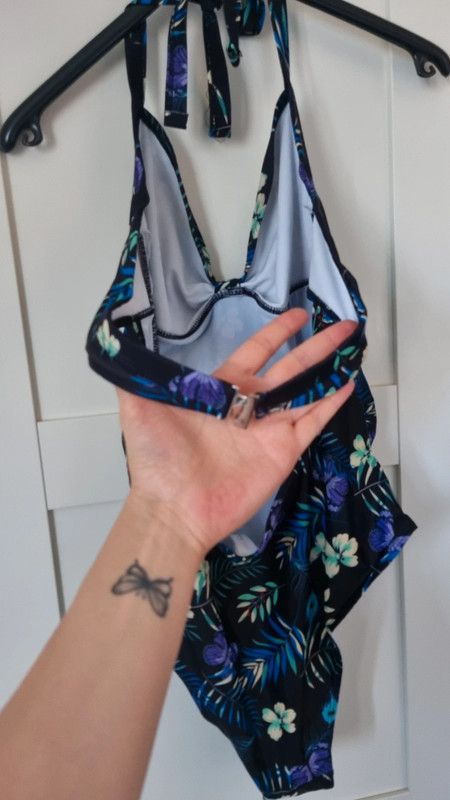 Costume intero Prenatal nero floreale