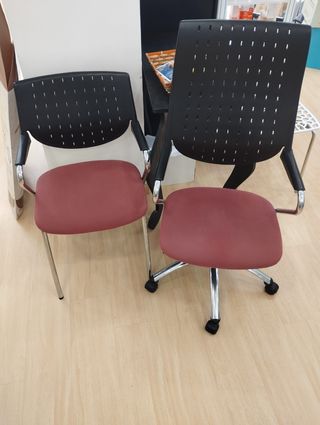 2 sillas oficina giratoria