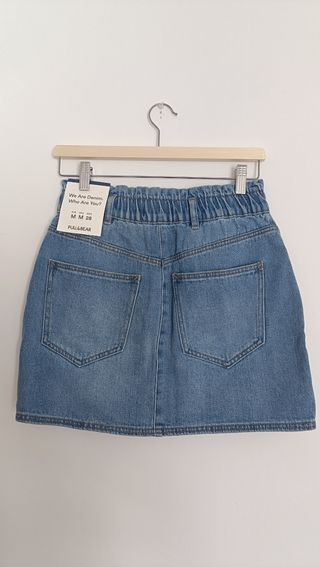 Minifalda vaquera Pull&Bear - cintura elástica