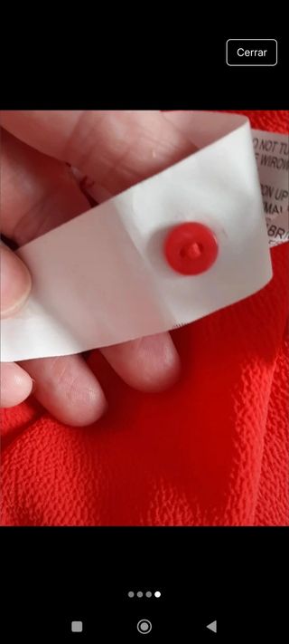Mono Zara rojo talla S y pantalón de pinzas 