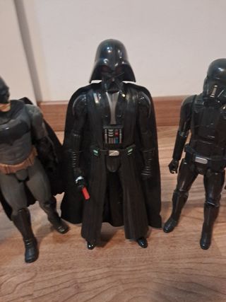 6 Figuras acción: Star Wars, Batman...