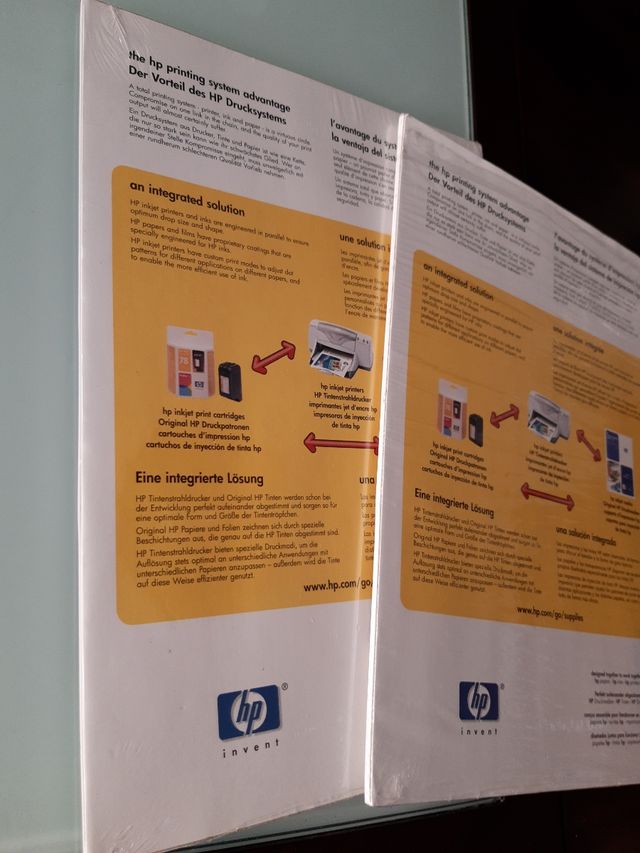 Papel HP original 2 paquetes 50 hojas tamaño DINA4