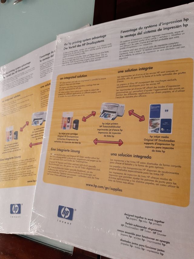 Papel HP original 2 paquetes 50 hojas tamaño DINA4