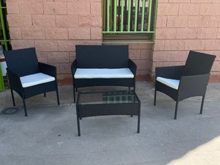 Conjunto terraza - Negro - NUEVO