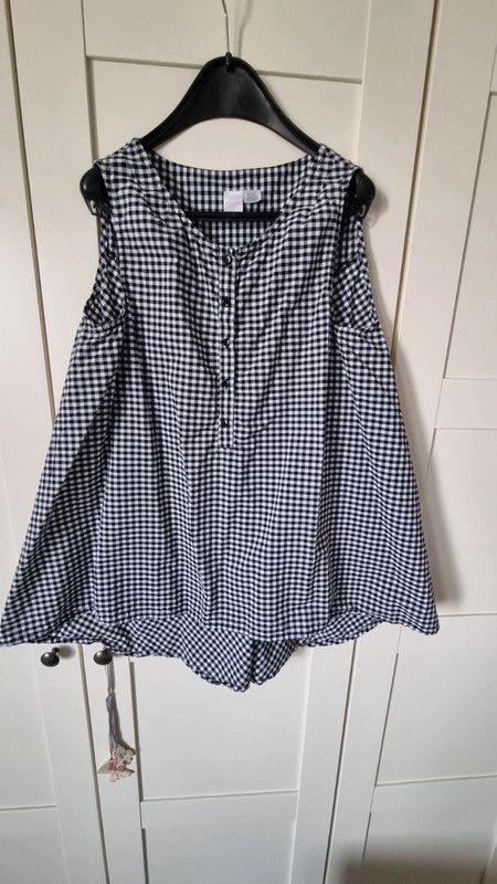 Top Prenatal premaman e allattamento bianco e nero