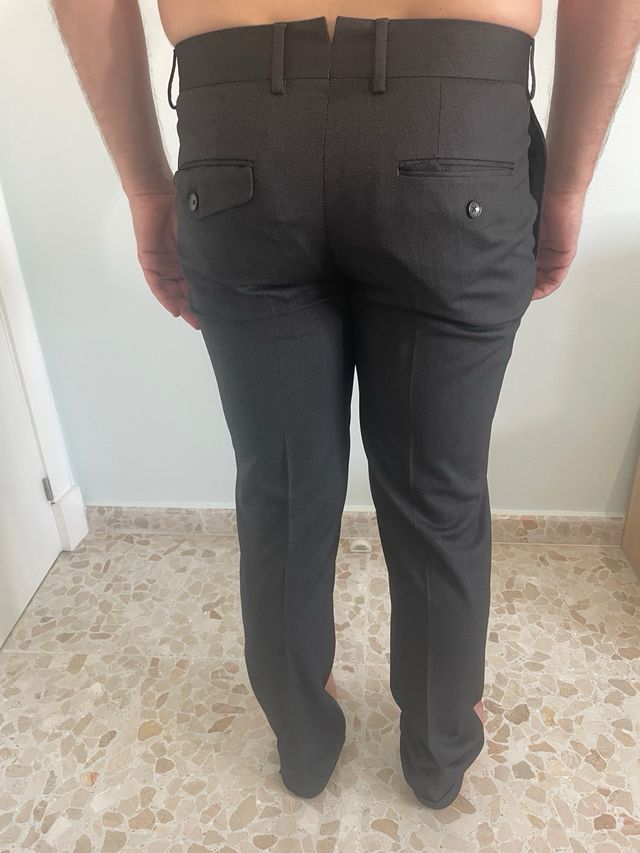 Traje Zara hombre negro
