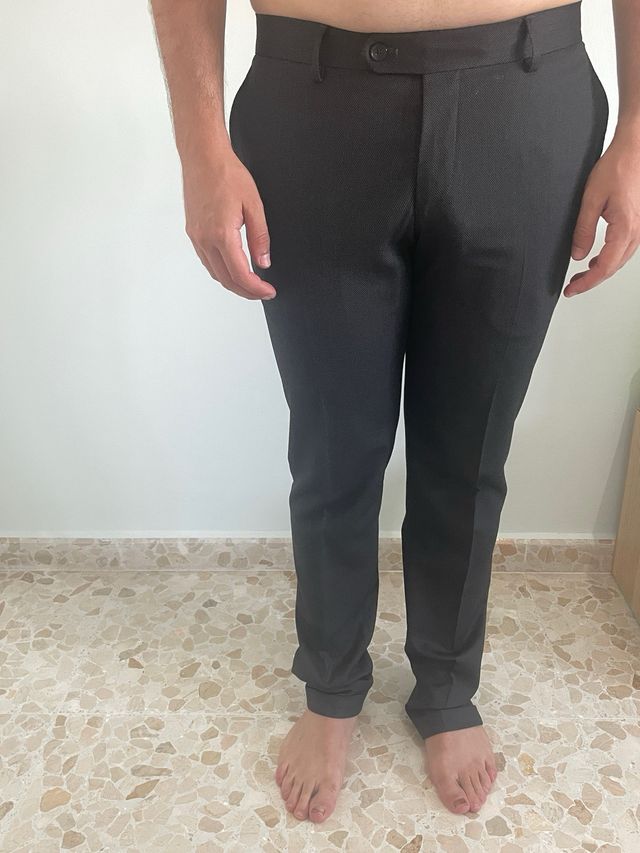 Traje Zara hombre negro