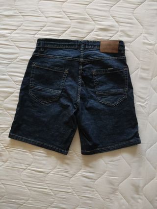 Bermudas Vaqueras Azul
