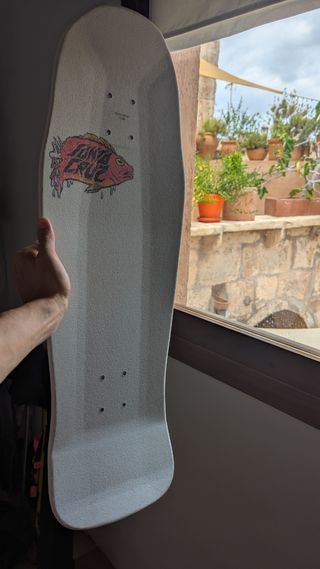 Skate Winkowski Aquatic coloreado artesanal +grip