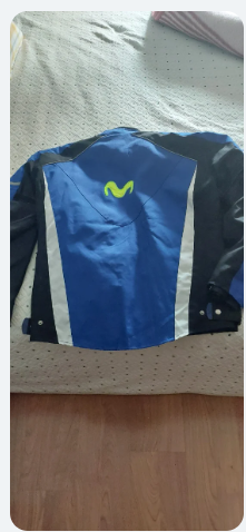 Chaqueta Moto Movistar c/forro Talla L