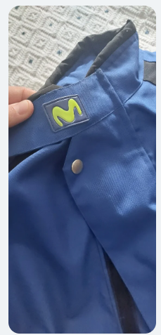 Chaqueta Moto Movistar c/forro Talla L