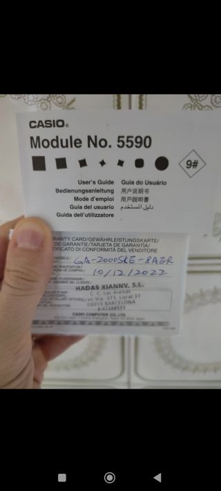 Reloj Casio G-Shock - nuevo