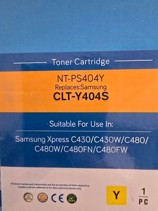 2 por el mismo precio Tóner NT-PS404Y (Samsung CLT