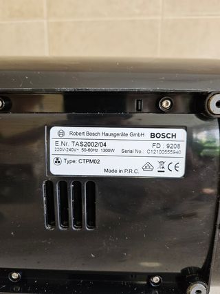 Cafetera Tassimo Bosch