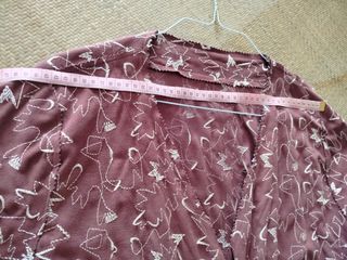 Camicia/blusa bordeaux autunnale