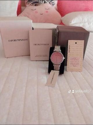 Reloj Emporio Armani - Rosa y Plata