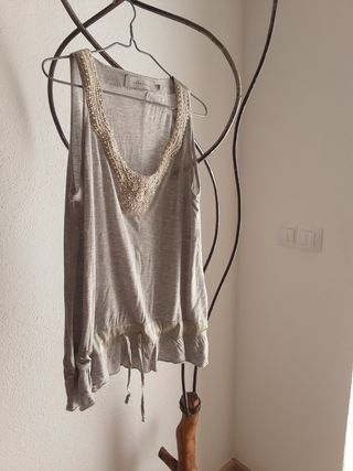 Top Coldalóska gris perla M