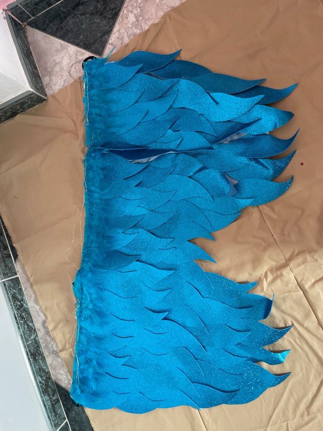 Disfraz Sirena niña turquesa