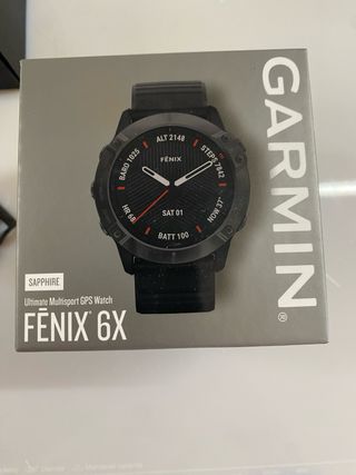 Garmin Fénix 6 X, SAPPHIRE - Reloj GPS